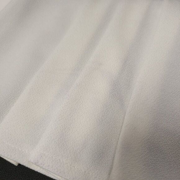 BLACK White Peplum Dress - Picture 9 of 9